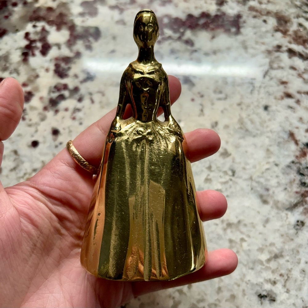 Gold Figurine Bell